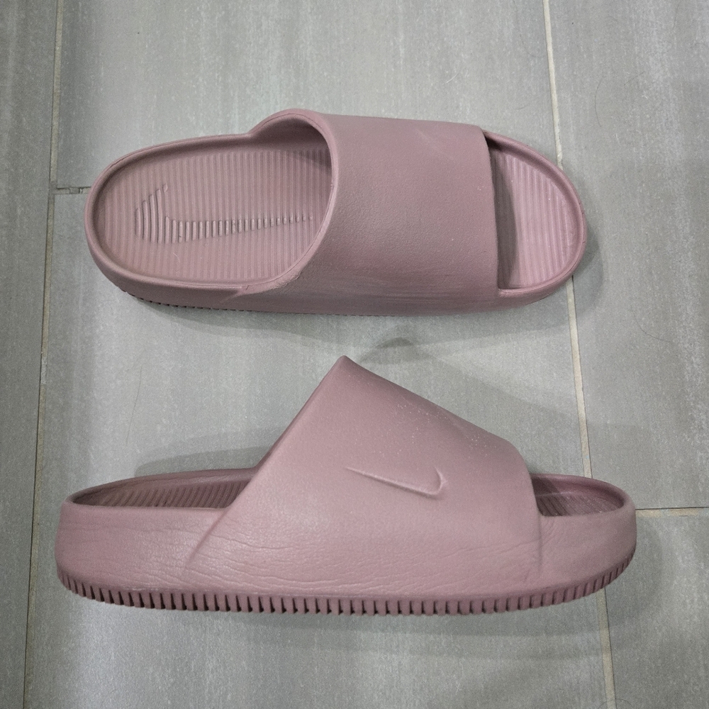 Nike Women's Slide Sandals in Dusty Rose